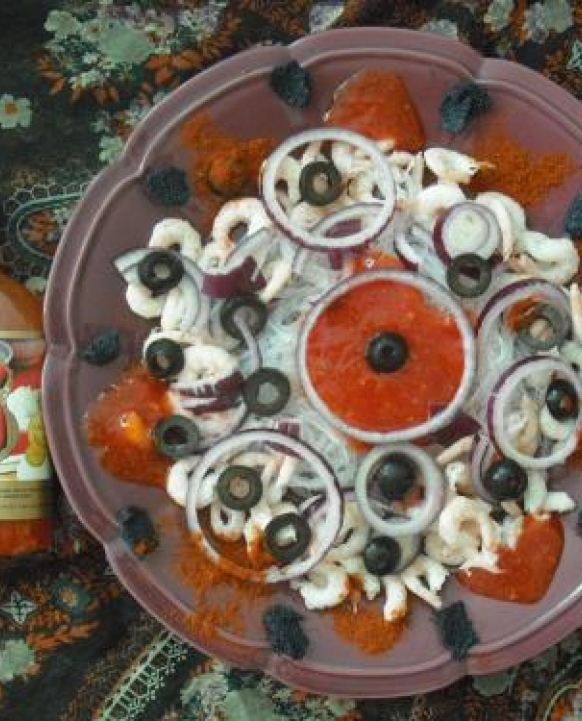 Mongkon - krewetki w czosnkowym sosie chili TaoTao