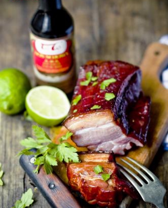 Orientalny grillowany boczek