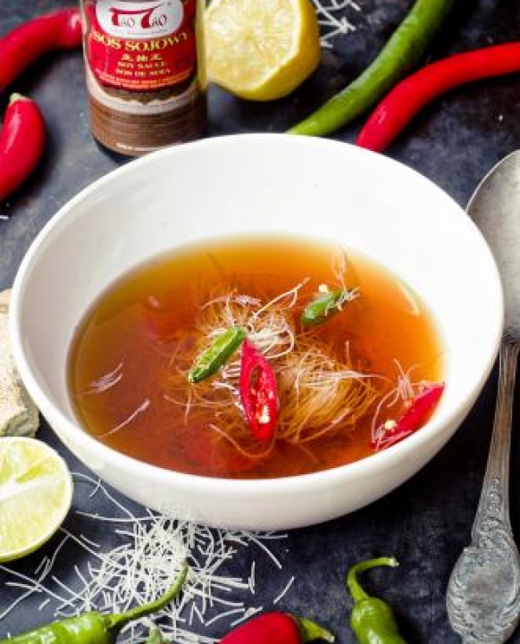 Bulion z chili i makaronem ryżowym TaoTao
