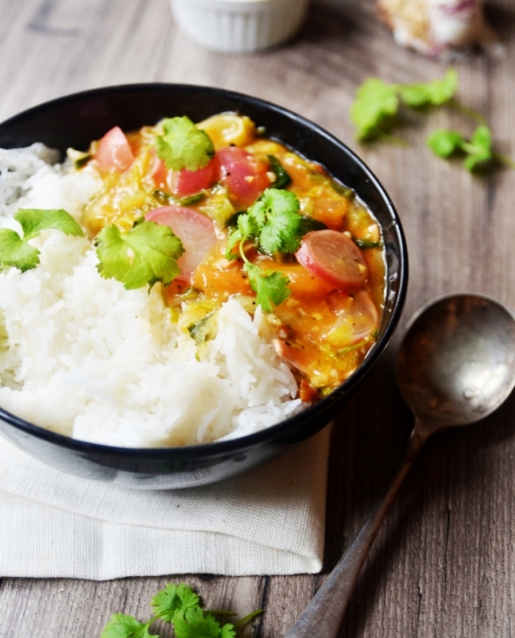 Konjacowe risotto z kurkami